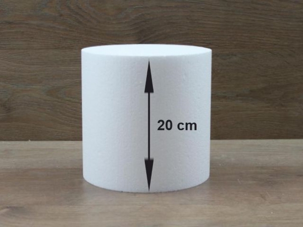 Cake Dummy Round - 20cm High / 27cm